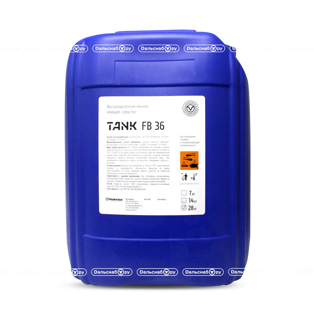 картинка Высокощелочное пенное моющее средство TANK FB 36 (ТАНК ФБ36) - Дальснаб.Ру